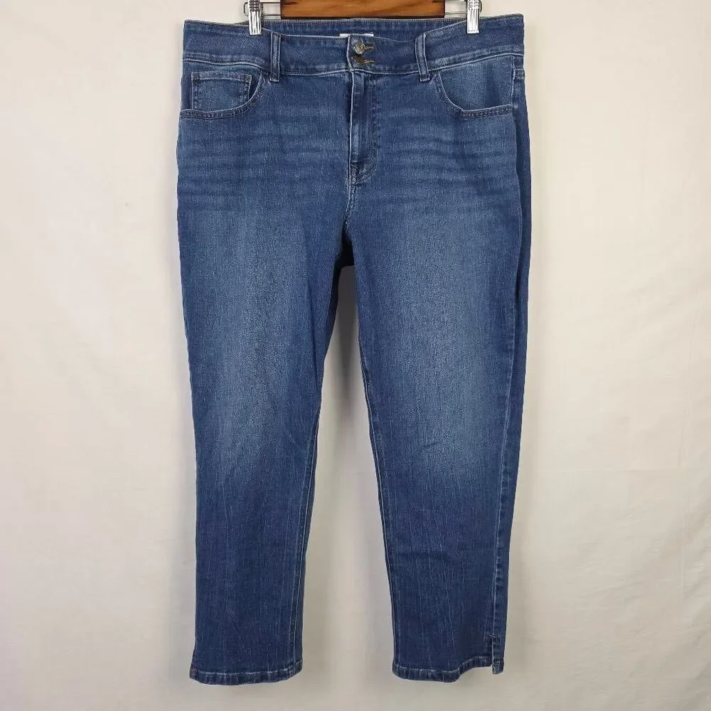M Jeans by Maurices 18W Curvy High Rise Slim Straight Denim - Picture 8 of 11
